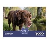 Labrador Retriever 1000 Piece Puzzles Pet Dog for Adults Fun Activities Memory Games Premium 70x50cm/1000pcs