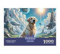 Labrador Retriever 1000 Pieces Premium Jigsaw for Adults Gifts Cool Collage Effect, Fun Details, Educational, Challenging 70x50cm/1000pcs