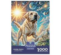 Labrador Retriever 1000 Pieces Premium Jigsaw for Adults Gifts Quirky, Abstract Design, Fun Details, Educational, Challenging 70x50cm/1000pcs