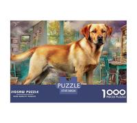 Labrador Retriever 1000 Puzzles Adults Puzzle Adults Puzzle Gifts Birthday Difficult Impossible Challenge High Difficulty 38x26cm/1000pcs