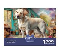 Labrador Retriever 1000 Puzzles Adults Puzzle Adults Puzzle Gifts Birthday Difficult Impossible Challenge High Difficulty 70x50cm/1000pcs