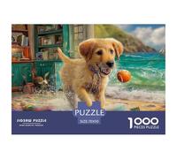 Labrador Retriever 1000 Puzzles Adults Puzzle Adults Puzzle Gifts Birthday Difficult Impossible Decompression 70x50cm/1000pcs