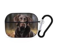 Labrador Retriever AirPod Pro Case, Anti Scratch Hard PC Cover with Keychain, AirPod Pro 2nd/1st Case Accessories for Women Men, Black-Style
