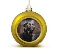 Labrador Retriever Christmas Balls Ornaments 4PCS Christmas Tree Hanging Ball Personalization Golden-Style Xmas Trees Ball Pendant for Holiday Party Decoration Supplies