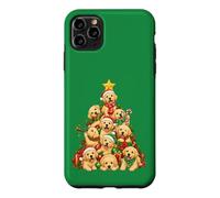 Labrador Retriever Christmas Tree Festive Puppy Gathering Case for iPhone 11 Pro Max