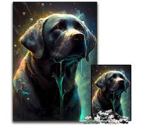 Labrador Retriever Dog 1000 Pieces Puzzles for Adults Jigsaw Puzzles Ideal for Family Fun, Relaxation 50x75CM/19.68x29.52inch