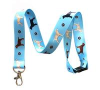 Labrador Retriever Dog Breed Print Break Away Lanyard Key Chain Id Badge Holder
