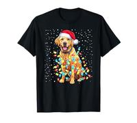 Labrador Retriever Dog Christmas Lights Funny Pajama Puppy T-Shirt