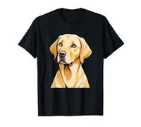 Labrador Retriever Dog Head - Cartoon Vector Style T-Shirt