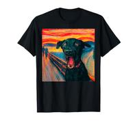 Labrador Retriever Dog Parody Pop Art Funny Expressionist T-Shirt