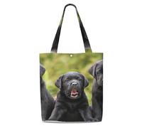 Labrador Retriever Dog Print,Reusable Grocery Bags Shopping Tote Bags Large Capacity Canvas Shoulder bag