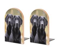 Labrador Retriever Dog Printed Thick Bookshelf Bookends Book Storage Racks
