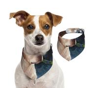 Labrador Retriever Dog Puppy Art,Dog Bandanas Cotton Pet Scarf Adjustable Bibs for Pet,L