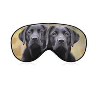Labrador Retriever Dog Sleep Mask for Women Men Side Sleeper Eye Cover with Adjustable Strap Soft Breathable Blackout Mask Slip-Free Deep Sleeping Travel Essentials