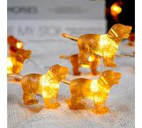 Labrador Retriever Dog String Lights, 8.5ft 20LED USB and Battery Operated Fairy Lights with Remote Puppy Gifts for Pet Owners Christmas Lights for Indoor Outdoor Wedding Birthday Parties Xmas Tree