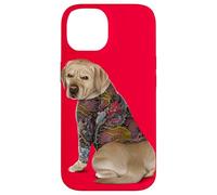 Labrador Retriever Dog with Japanese Dragon Tattoo Irezumi Case for iPhone 14