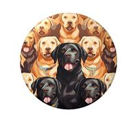 Labrador Retriever Dogs Button Pins 20 Pcs, 2.4 Inch Round Button Badges Metal Personalized Picture Photo Pin Buttons Kit For Craft Supplies Christmas Diy Party Projects