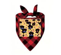 Labrador Retriever Dogs Dog Bandanas for Small Medium Large Dogs Cats | Soft Polyester Pet Triangle Scarf Kerchief Novelty Pet Bib for Birthday, Photo Shoots, Wedding, Parties Pet Accessories