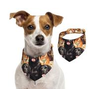 Labrador Retriever Dogs Dog Bandanas,Summer Bandanas for Dogs Washable Adjustable Dog Triangle Scarf Bibs Cute Pet Bibs for Medium Large Dogs Puppy and Cats Small