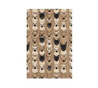 Labrador Retriever Dogs Premium Single-Gang Roman Frame Switch Plate â€“ Realistic Leather-Texture Finish, Durable Pc Material Wall Cover for Residential & Commercial Use (Includes Decorative Screws)