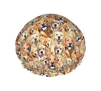 labrador retriever Dogs print Bath cap Large bath cap Fit for all lengths of hair Protects hair bath cap Reusable