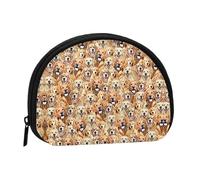 Labrador Retriever Dogs Print Mini Coin Storage Bag â€“ Full-Print Design, Polyester Fiber Material, Compact Size, Convenient and Versatile