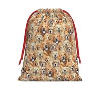 Labrador Retriever Dogs Print Multi-Functional Drawstring Reusable Gift Pouch Daily Storage All Occasions Use