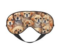 Labrador Retriever Dogs Print Sleep Eye Mask Outdoor Indoor Travel Camping Meditation Yoga Shift Work Breathable