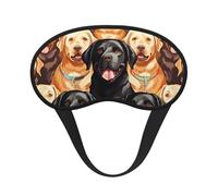 Labrador Retriever Dogs Sleep Mask Soft Comfortable Eye Mask with Adjustable Strapblackout Eye Sleep Shade Cover for Women Girls Men Travel Yoga Nap Shift Work