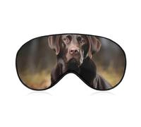 Labrador Retriever Eye Mask for Women & Men, Breathable & Adjustable Eye Cover, Ultra Soft Sleep Mask, Lightweight Travel Blindfold for Airplane, Nap, Night Sleeping