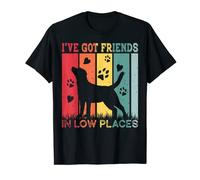 Labrador Retriever I've Got Friends In Low Place funny pet T-Shirt