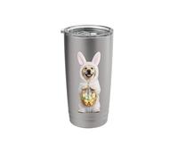 Labrador Retriever Lab Wearing Easter Bunny Funny Costume Stainless Steel Insulated Tumbler