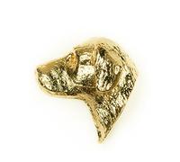 LABRADOR RETRIEVER Made in U.K Artistic Style Dog Clutch Lapel Pin Collection 22ct Gold Plated