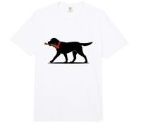 Labrador Retriever Play Fetch Black Lab Comfort Colors Adult Heavyweight T-Shirt