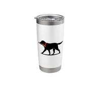 Labrador Retriever Play Fetch Black Lab Stainless Steel Insulated Tumbler