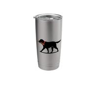 Labrador Retriever Play Fetch Black Lab Stainless Steel Insulated Tumbler
