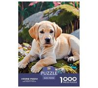 Labrador Retriever Puzzle 1000 Pieces Adults Educational Relaxing Brain Training Pet Dog Precision Pieces Quality 70x50cm/1000pcs