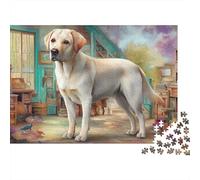 Labrador Retriever Puzzle 1000 Pieces Adults Educational Relaxing Brain Training Precision Pieces Quality 70x50cm/1000pcs