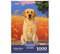 Labrador Retriever Puzzles 1000 Pieces for Adults Educational Games Pet Dog Fun Present & Activity for Home38x26cm/1000pcs