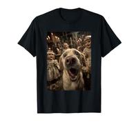 Labrador Retriever Selfie Creepy Dolls Spooky Halloween Dog T-Shirt