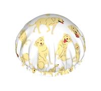 Labrador Retriever,Shower Cap Nightcap Double Layer Waterproof Elastic Bath Cap Reusable Hair Cap
