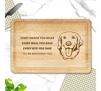 Labrador Retriever Wooden Chopping Board - Oak Dog Gifts Cheese Boards Laser Engraved Home Decor for Women Birthday Christmas