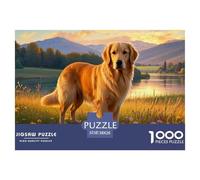 Labrador Retriever1000Pieces JigsawPuzzlesanimal ForAdults Colourful Brainteasing Age12+byth Challenging The Impossible Difficult Game Fun, Challenging 38x26cm/1000pcs