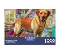 Labrador RetrieverColossal Jigsaw Puzzles for Adults A Vast Collection of 1000 Advanced, Seemingly Impossible Challenging Puzzle Game Pieces - A Majestic Gift for Determined Adult And Young Adult Ent
