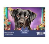 Labrador RetrieverDynamic 1000-Piece Jigsaw Puzzles for Adults A Treasury of Challenging Puzzle Games for Women And Men - An Excellent Shared Hobby for Adults And Kids Age 12 Years And Up 38x26cm/100