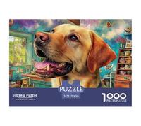Labrador RetrieverGargantuan Jigsaw Puzzles for Adults Comprising 1000 Advanced And Ruthlessly Difficult Challenging Puzzle Game Pieces - Forged to Be An Heirloom-Quality Gift Jigsaw Puzzles for Adul