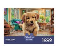Labrador RetrieverLuxury Jigsaw Puzzles for Adults Featuring 1000 Meticulously Crafted Advanced Challenging Puzzle Game Pieces - Created to Be An Unforgettable Gift Jigsaw Puzzles for Adults And Kids