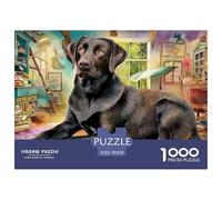 Labrador RetrieverMasterful 1000-Piece Jigsaw Puzzles for Adults A Complete Set of Challenging Educational Puzzle Game Pieces - An Intellectually Stimulating Gift for Adult And Teenage Enthusiasts Ag