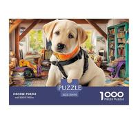 Labrador RetrieverMasterful 1000-Piece Jigsaw Puzzles for Adults A Complete Set of Challenging Educational Puzzle Game Pieces - An Intellectually Stimulating Gift for Adult And Teenage Enthusiasts Ag
