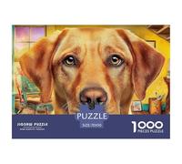 Labrador RetrieverOverwhelming 1000-Piece Jigsaw Puzzles for Adults A Crusade Through Impossible, Hard, And Difficult Challenging Puzzle Games - The Most Prestigious Gift for Adult And Teenage Conque